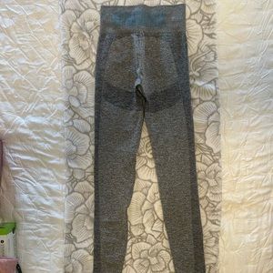 Gymshark charcoal/ blue flex high waisted leggings